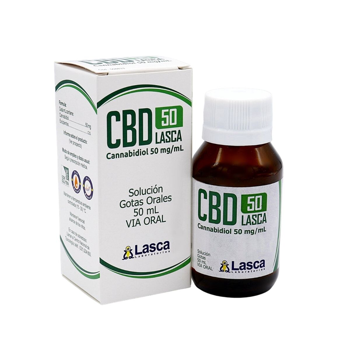 LASCA - CBD - CANNABIDOL X 50 MG. X 50 ML