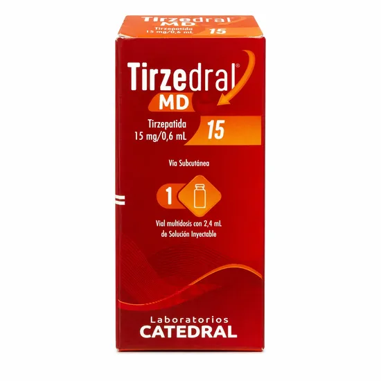 TIRZEDRAL - 15 MG - TIRZEPATIDE - (01X AMPOLA 60 MG)