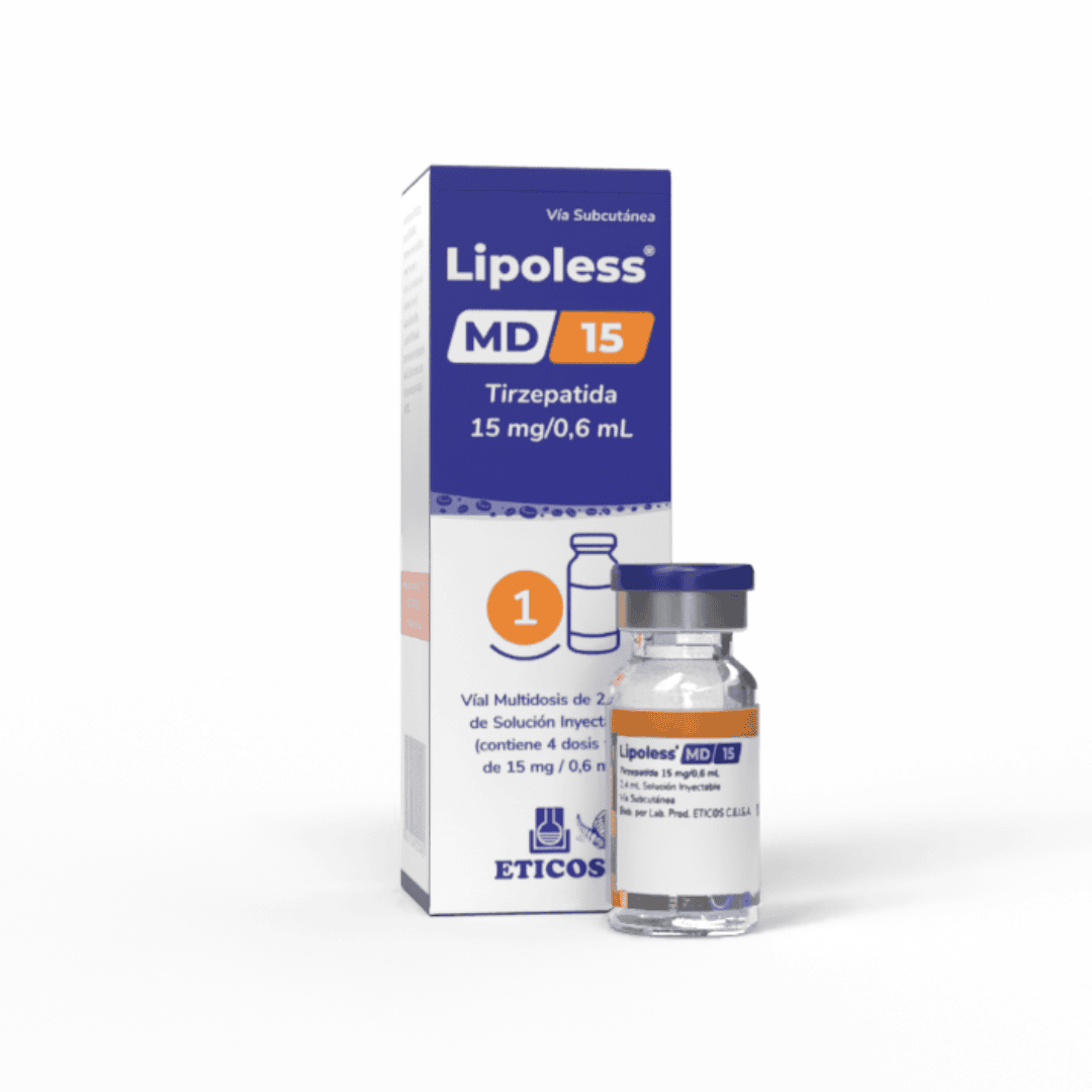LIPOLESS MD - 15 MG - TIRZEPATIDE - (01X AMPOLA 60 MG)