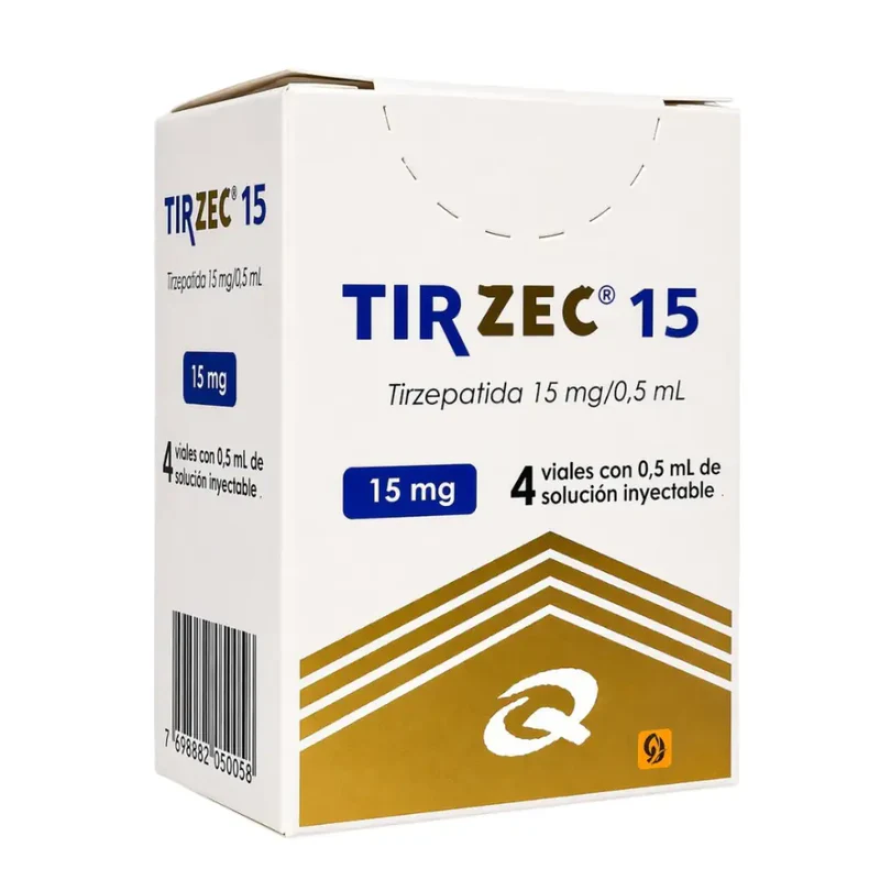 TIRZEC - 15 MG - TIRZEPATIDE - (04X AMPOLA 60 MG)