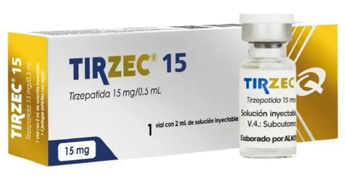 TIRZEC - 15 MG - TIRZEPATIDE - (01X AMPOLA 60 MG)